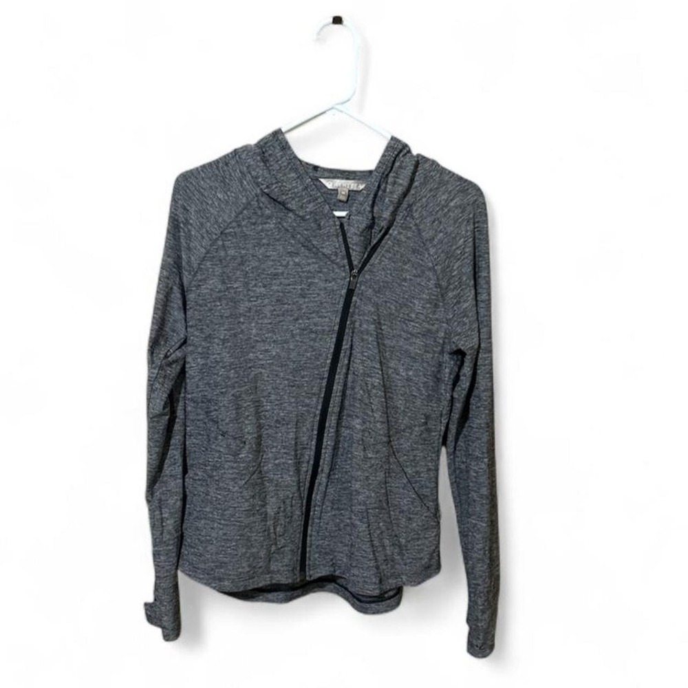 Athleta Pacifica Crosscurrent Hoodie Jacket in heathered gray - M